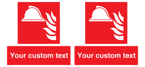 Custom Location of firefighting equipment